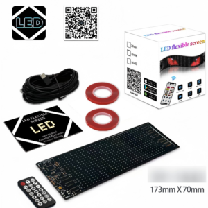 LX‑RPD‑01 Programmable Flexible RGB LED Car Display Screen APP Controlled Car Rear Window Decorative Light