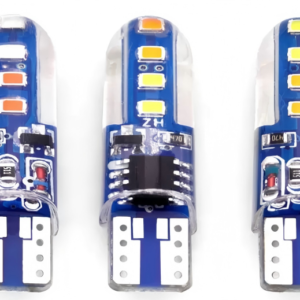 T10‑2016 8SMD Dual‑color Flash LED Bulb